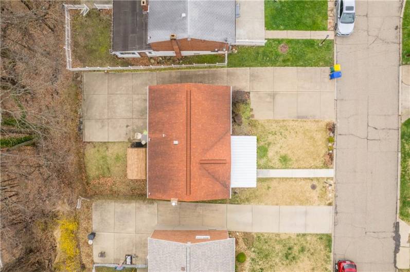 The roof has 50 year shingles and the front sidewalk and patio have been updated.