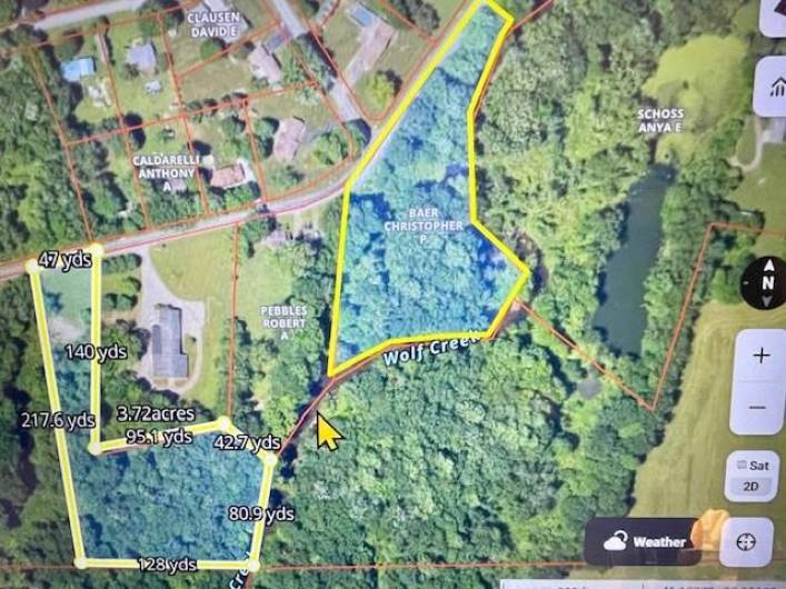Aerial View showing proximity of both lots.