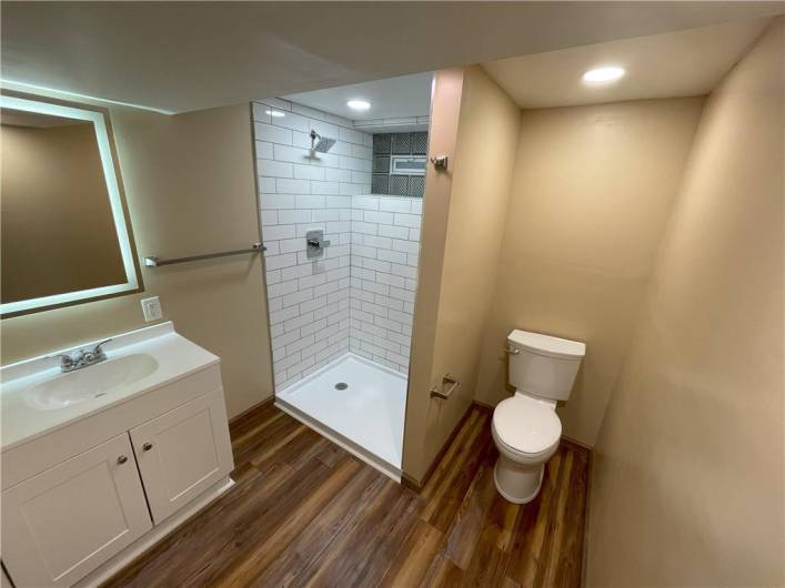 Newly renovated private en suite bathroom to main bedroom