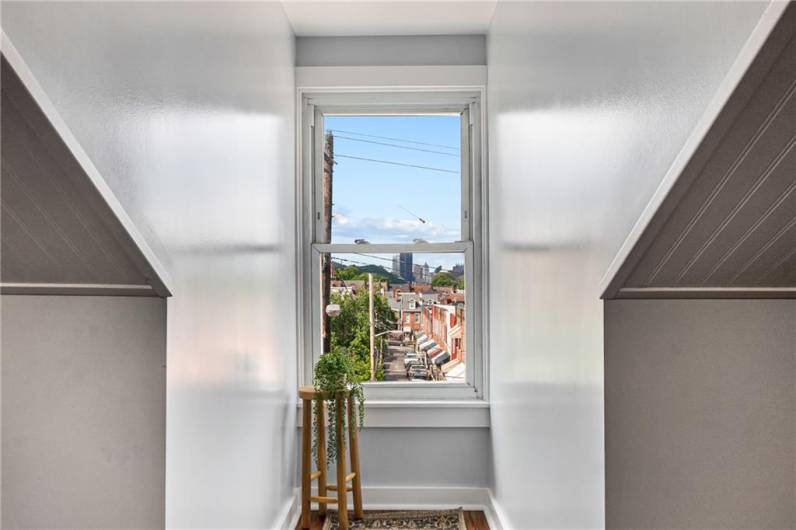 City views from attic
