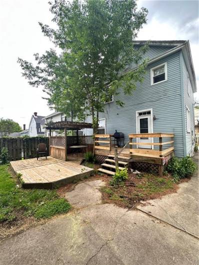 Back yard deck