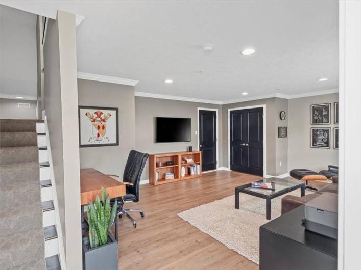 Step into a beautifully appointed living room that blends comfort and sophistication.