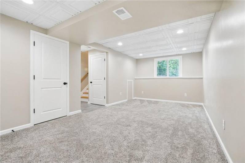 Finished basement