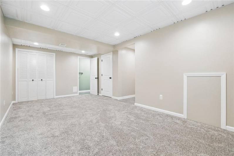 Finished basement
