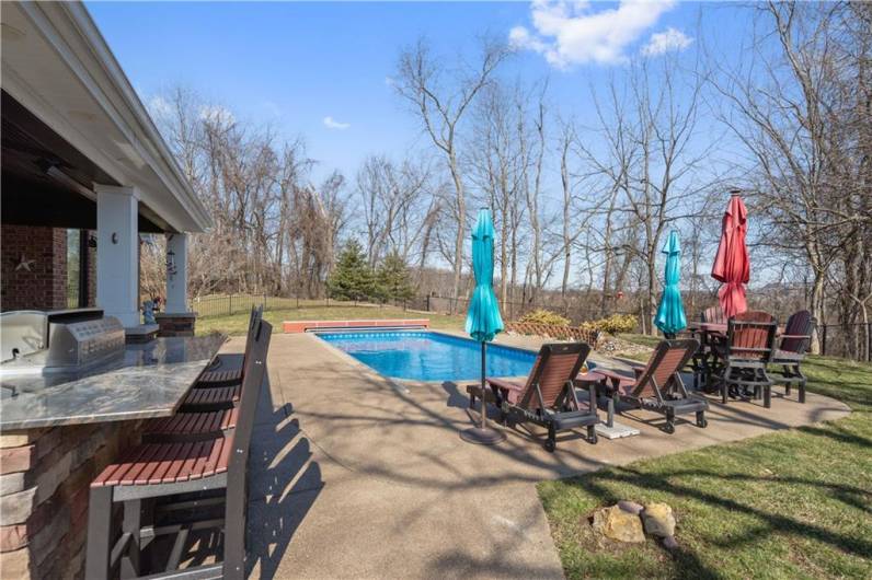 fenced in yard