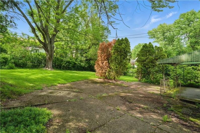 Great yard...