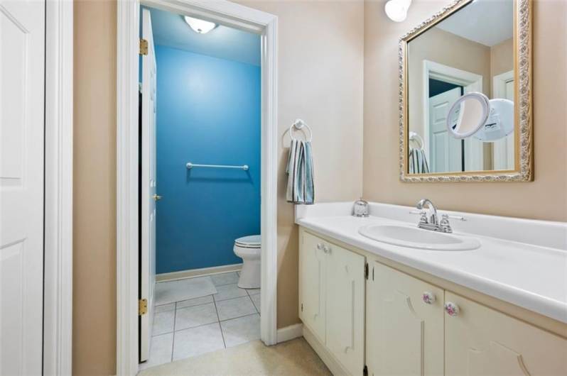 Primary bath with shower