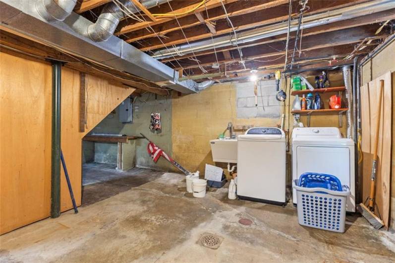 Laundry area