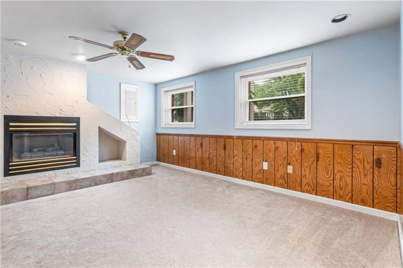 Additional living space in the game room.