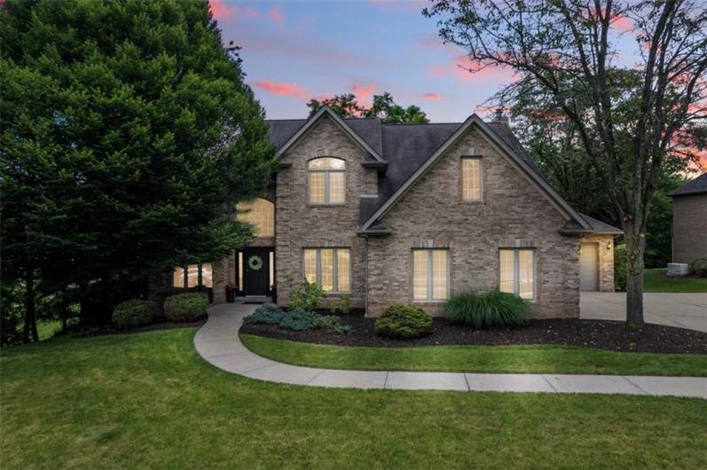 Stately Full-Brick Elevation — A Grand First Impression
