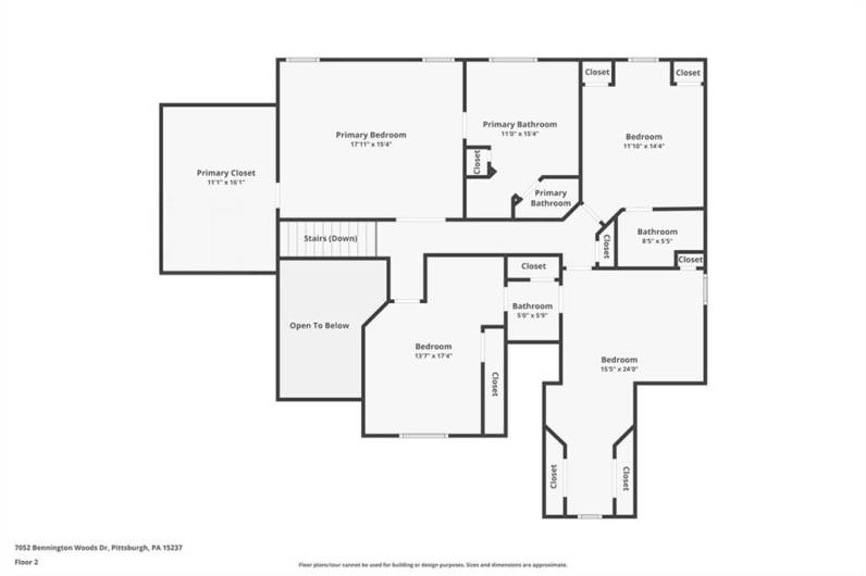 Upper Level Floor Plan