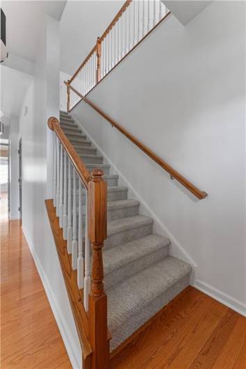 Stairs to second floor