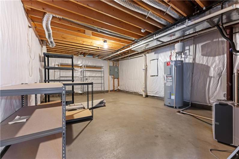 Plenty of basement storage