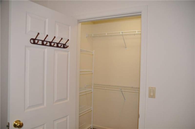 2nd bedroom with another large closet.
