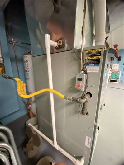 GAS FURNACE AND HOT WATER HEATER