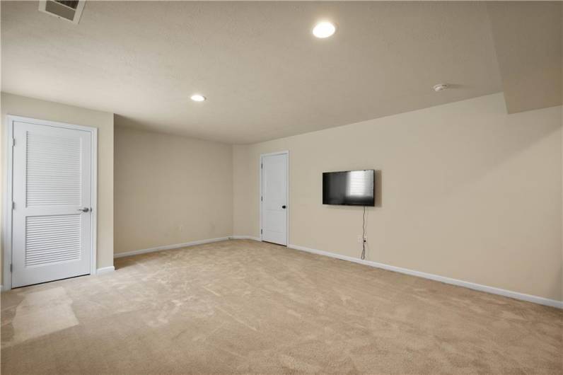 Finished lower level game room!
