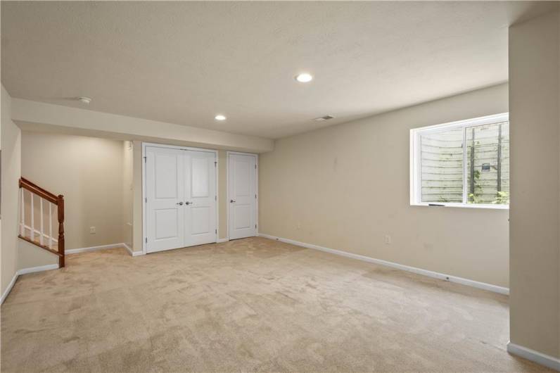 Finished lower level game room!