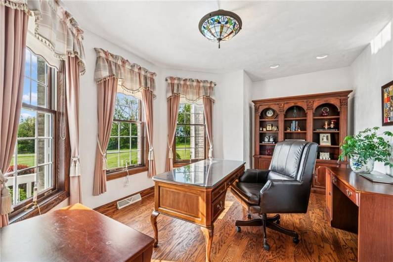 Executive office with sweeping views