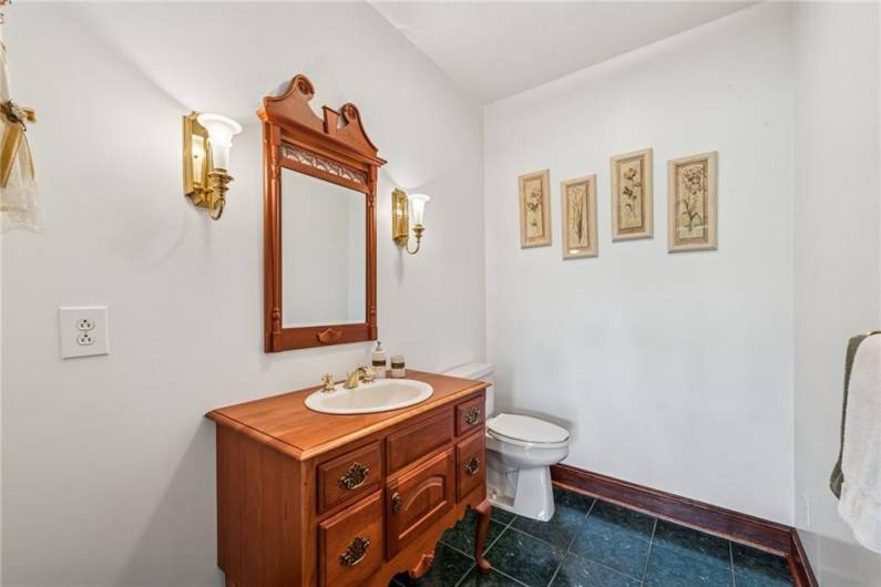 Main floor powder room