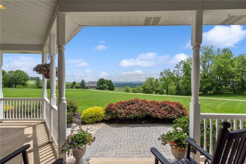 Wrap around front porch views