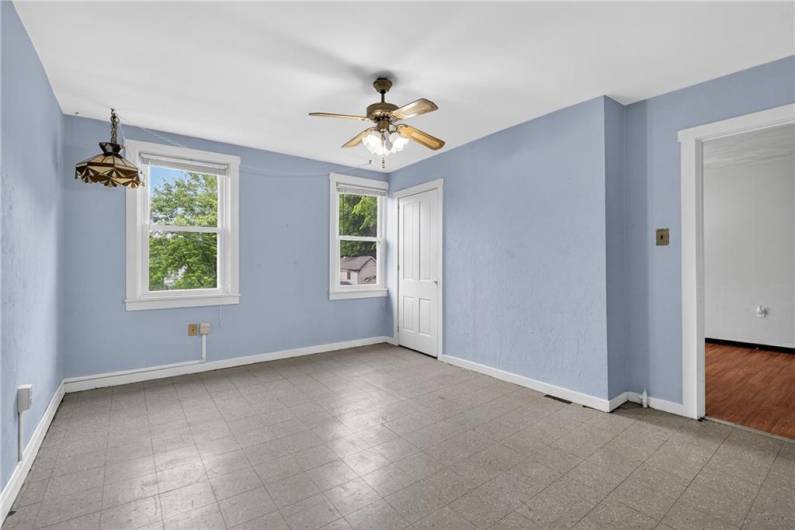 The primary bedroom does not disappoint!! So much space!