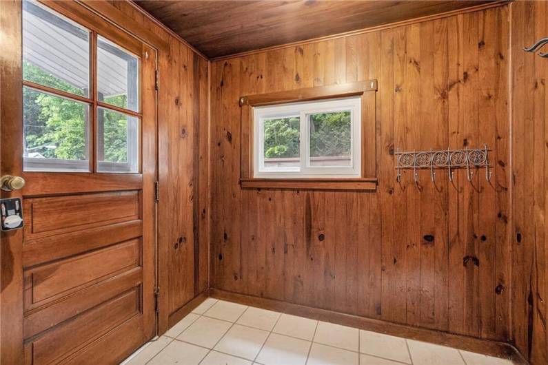 Step inside your main floor entryway.  Take off your shoes and relax!