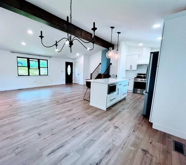 Kitchen and Living Area