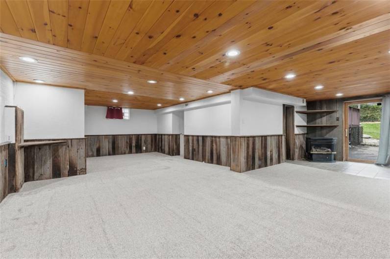 Huge finished basement