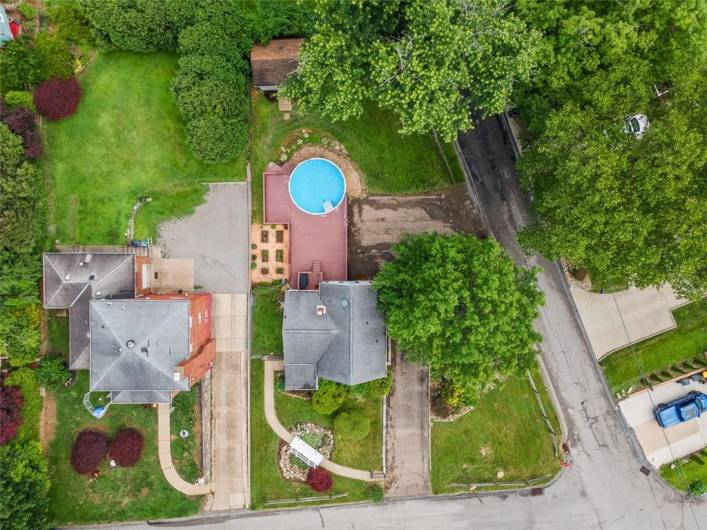 Overhead view