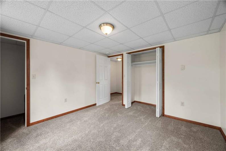 Plenty of closet/storage space-back bedroom.