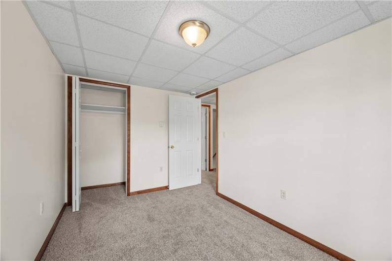 Plenty of closet space.