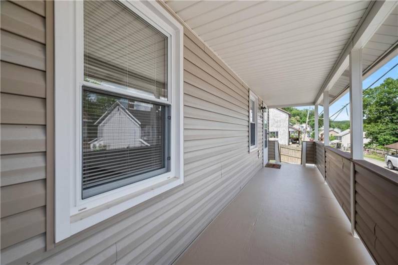 Front porch.