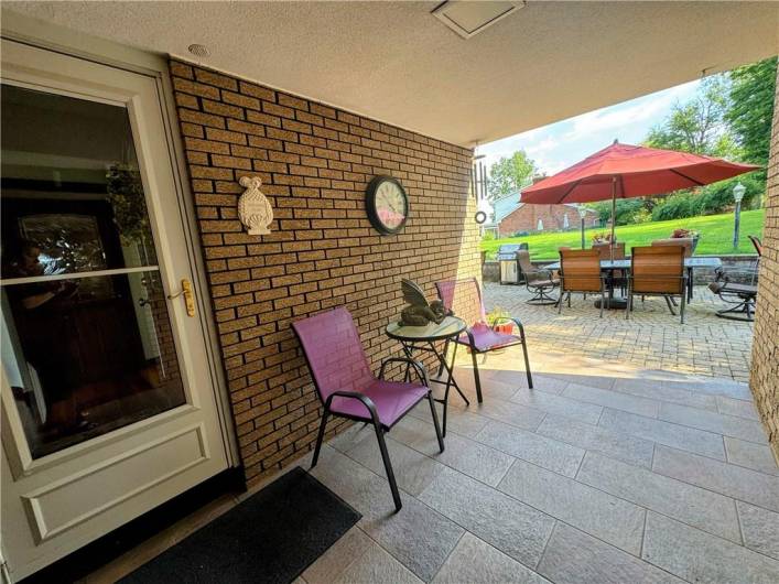 Let’s go outside. Breezeway connects house to attached garages
