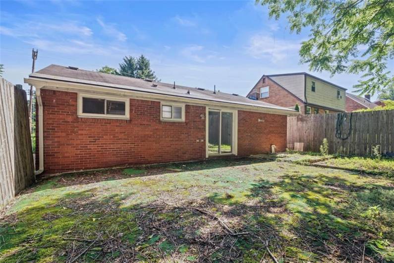 rear yard