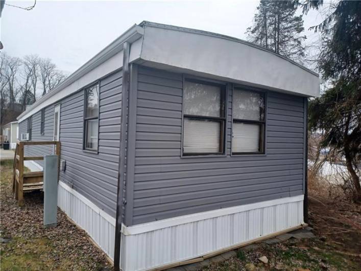 Newly painted exterior
