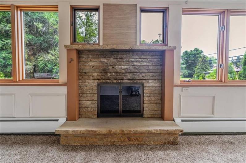 Fireplace in Family Room