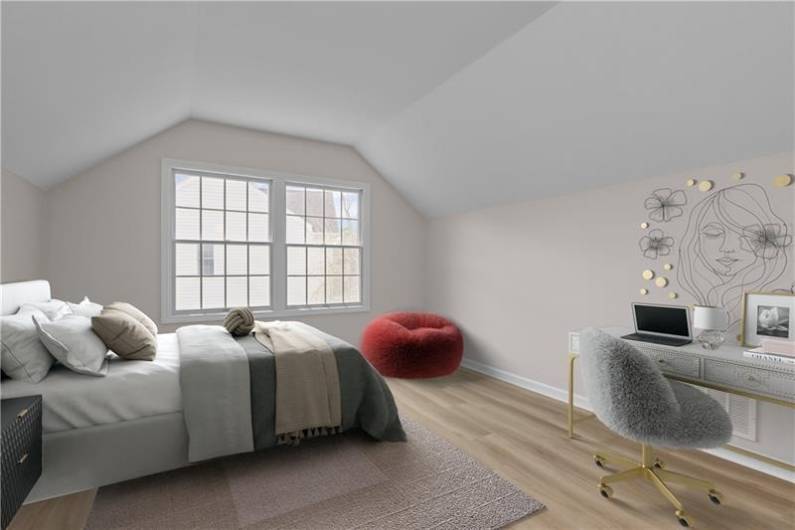 Upper level 3rd bedroom