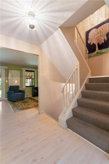Landing on main level.