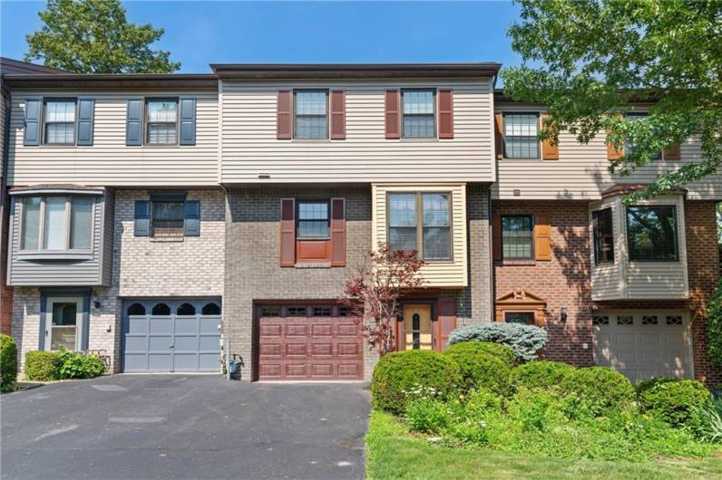 One-car garage plus room for off-street parking.
