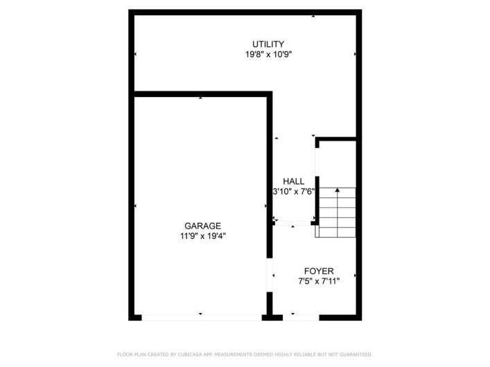 Entry level floor plan.