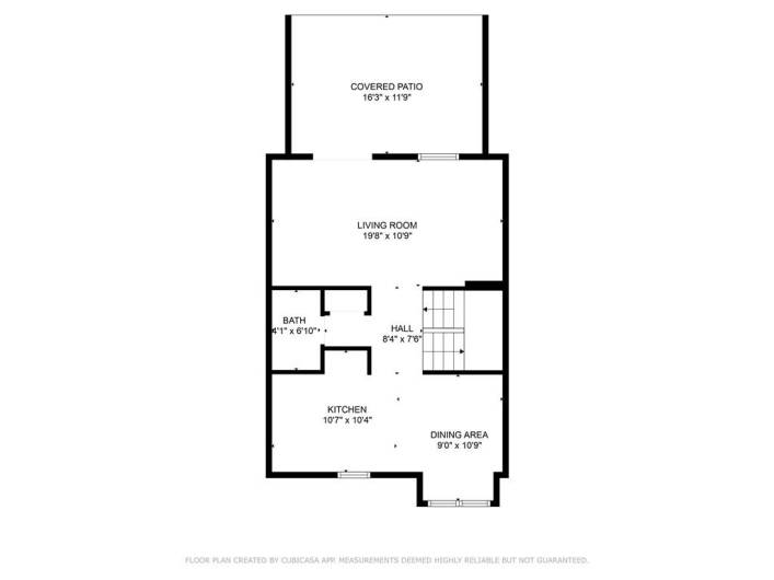 Main level floor plan.