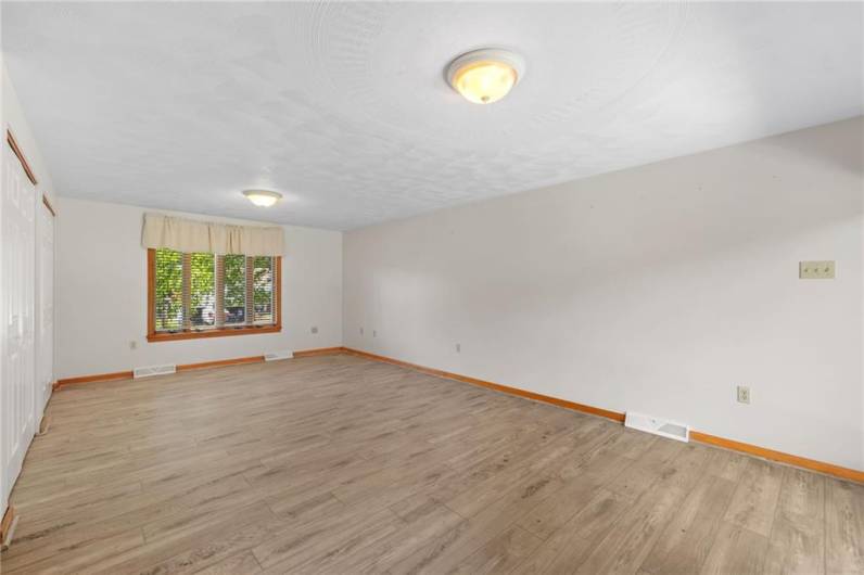 Family room without staging.