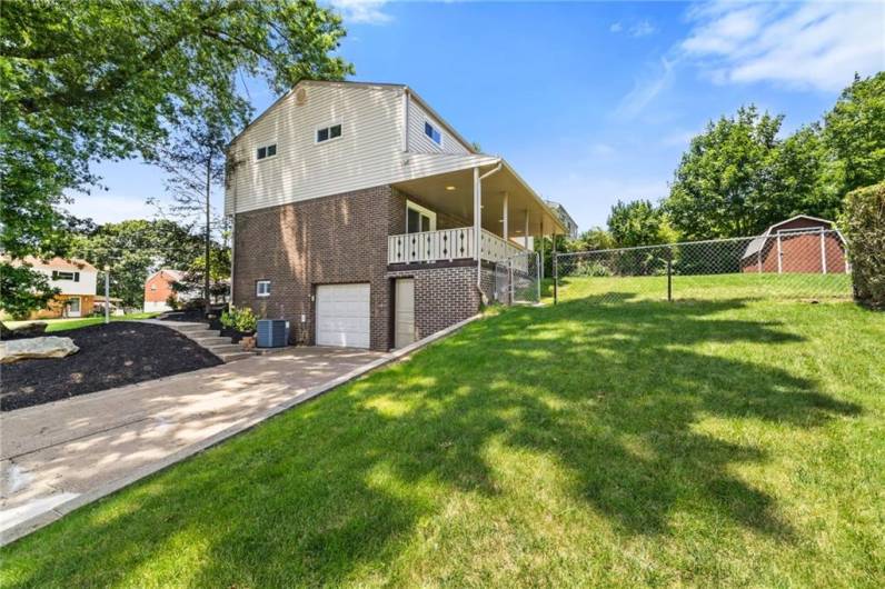 Double wide driveway