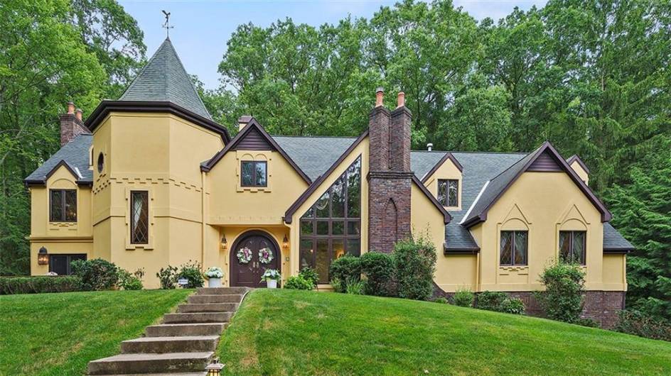 Now Available - A French Normandy Timeless Estate in Bradford Woods!  A rare & remarkable offering estate home thoughtfully crafted, meticulously designed with fine architecturral elements theoughout.