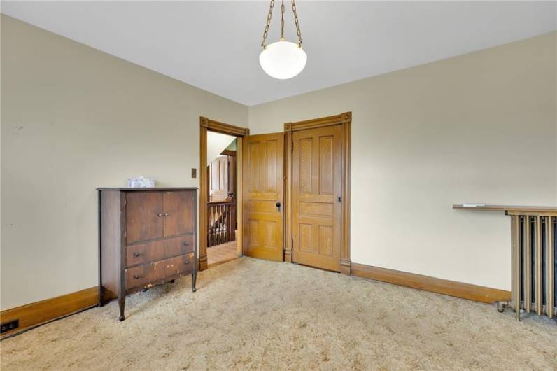 Main bedroom towards door.