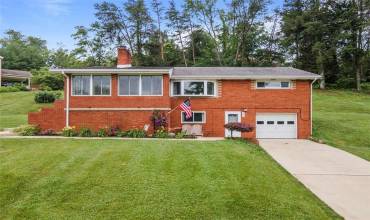 All brick home with large back yard