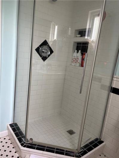 shower Upstairs bath