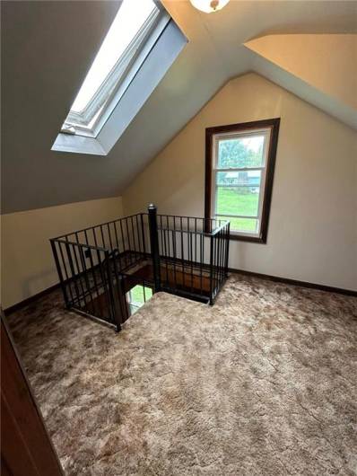 Second floor office space location or sitting room