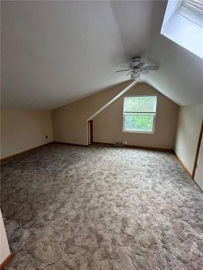 Second floor bedroom was used as the master bedroom.