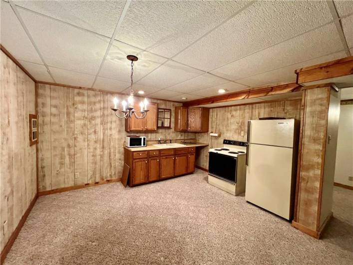 Kitchenette in Basement